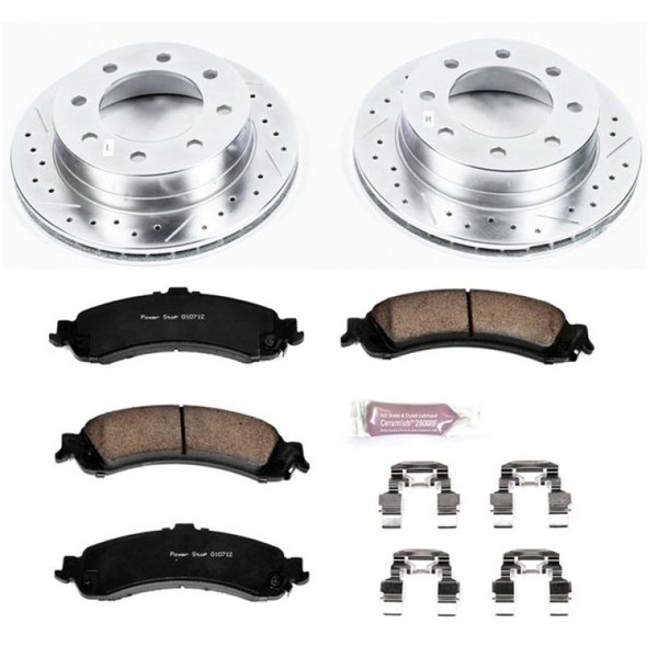 Power Stop 2005 Chevrolet Silverado 1500 HD Rear Z23 Evolution Sport Brake Kit - K5225