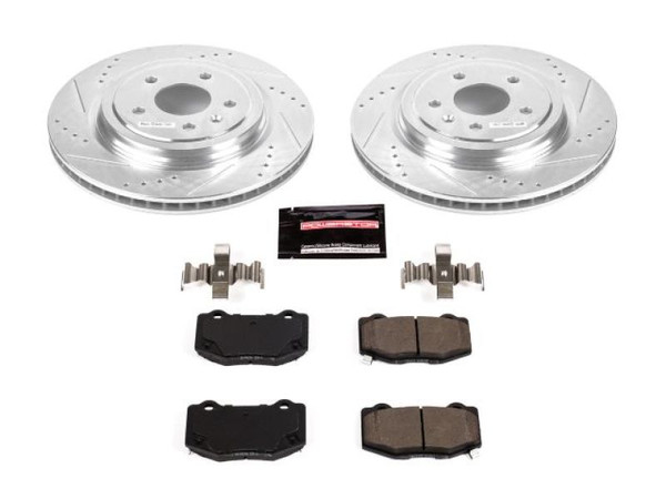 Power Stop 14-19 Chevrolet Corvette Rear Z23 Evolution Sport Brake Kit - K6535