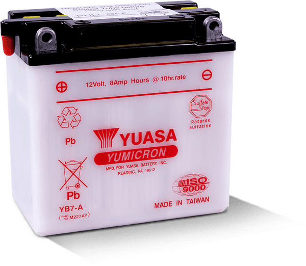 Yuasa YB7-A Yumicron 12-Volt Battery - YUAM227AY