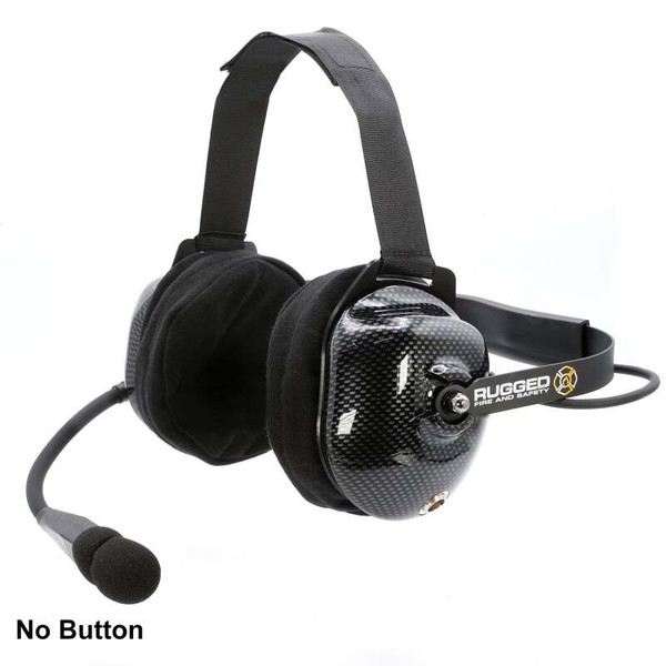 Rugged Radios FHS BTH FSI Headset w/ Mic I/O Button / For Rugged / Firecom - FHS-42-O/OFF-FC