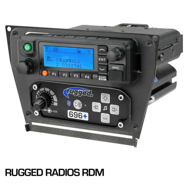 Rugged Radios Polaris RZR PRO XP/Turbo R/PRO R Dash Mount - Rugged GMR25 - MT-PRO-MM-25WP