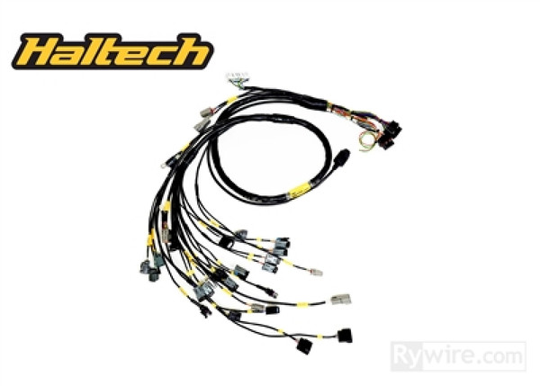 Rywire K-Series Naturally Aspirated w/Haltech ELITE 1500+ Engine Harness (w/4 Inj / No EMAP/Boost) - RY-K2-HALTECH-NA