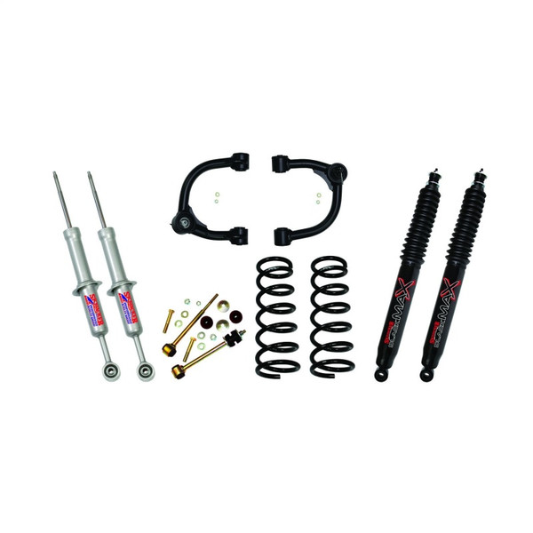 Skyjacker 3in Upper A-Arm Kit w/ Performance Struts Rear Coils & Black MAX Shocks - FJ730STUB