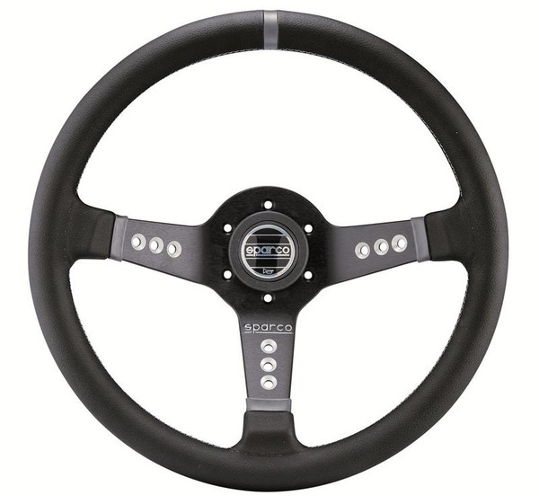 Sparco Strwhl L777 Leather Black - 015L800PL