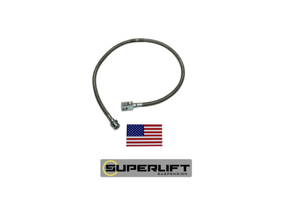 Superlift 78-79 Ford F-150 w/ 4-9in Lift Kit (Single) Bullet Proof Brake Hose - 91290