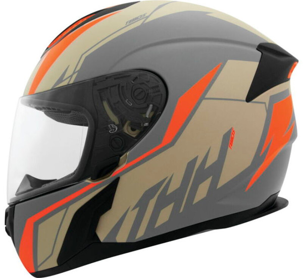 THH Helmets T810S Turbo Gray/Orange - XS - 646876