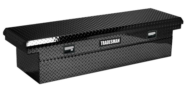 Tradesman Aluminum Single Lid Cross Bed Low-Profile Truck Tool Box (60in.) - Black - 79200LP