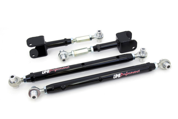 UMI Performance 64-67 GM A-Body Double Adjustable Upper & Lower Rear Control Arms - 402719-B