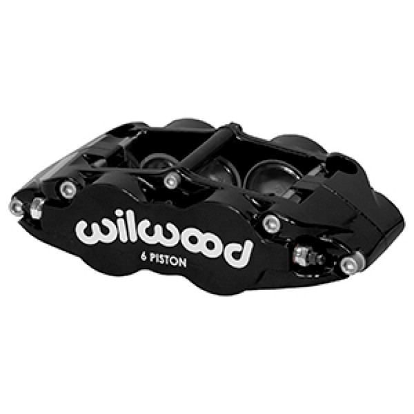 Wilwood Caliper Narrow Superlite 6R LH Black 1.62in / 1.12in / 1.12in Pistons 1.10in Disc - 120-14437-BK