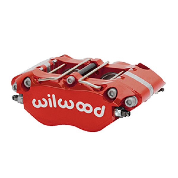 Wilwood RH MC4 Mechanical Parking Brake Caliper -1.38in Bracket - .81in Disc - Red - 120-17192-RD