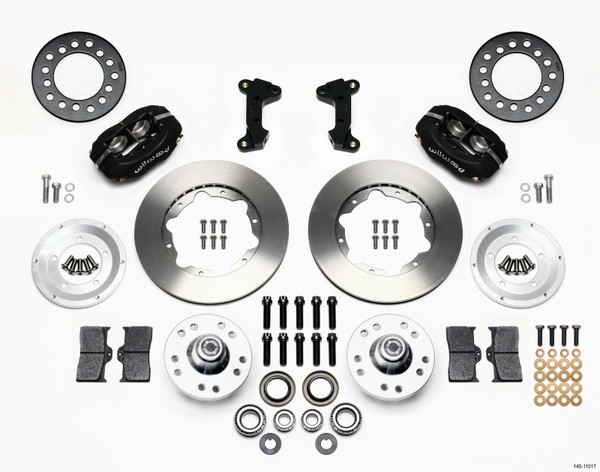 Wilwood Forged Dynalite Front Kit 11.00in 74-80 Pinto/Mustang II Disc Spindle only - 140-11017