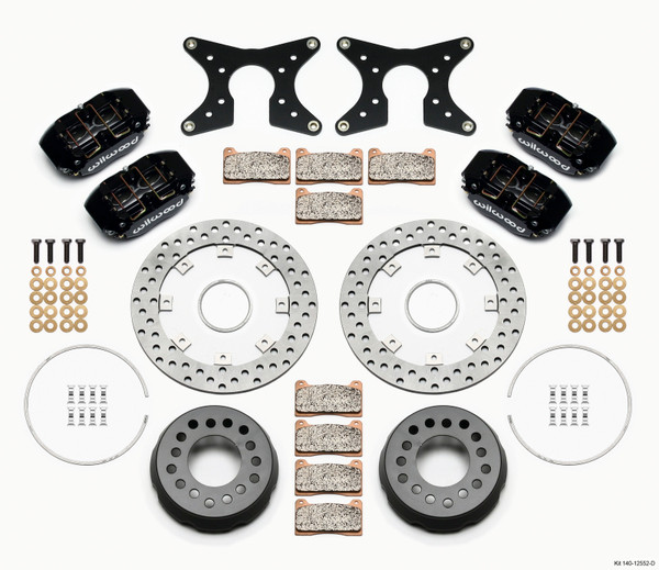 Wilwood Dynapro Lug Mount Dual Rear Dynamic Kit SA Drilled Big Ford New Style 2.50in Offset - 140-12552-D