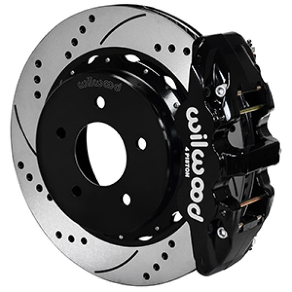 Wilwood 88-98 GM C1500 Aero4 SRP Rear Brake Kit 14in Rotor - 140-17673-D