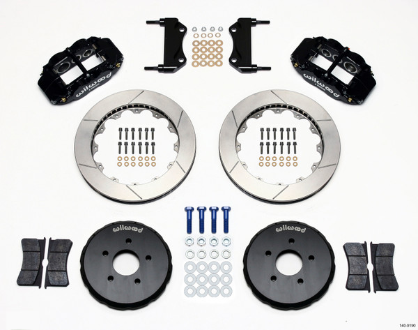 Wilwood Narrow Superlite 6R Front Hat Kit 13.06in Nissan 350Z/Fiti G35 - 140-9190