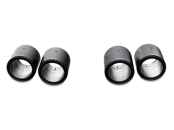 Akrapovic Replacement Carbon Fiber Tail Pipe - Single (for ME-BM/T/6H) - TP-CT/10/1