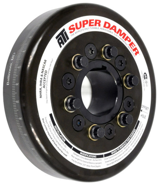 ATI Damper - 7.074in - Steel - John Deere 466 Tractor - Chevy Front - 3 Ring - Diesel - ATI917362