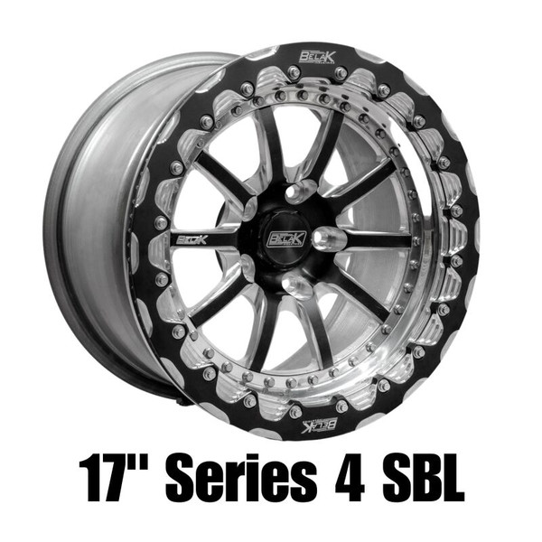 Belak 17x4.5 / 2.25 BS / 5x4.75 BP / Series 4 Wheel - Monoblock - 17045475S42BS-1PC