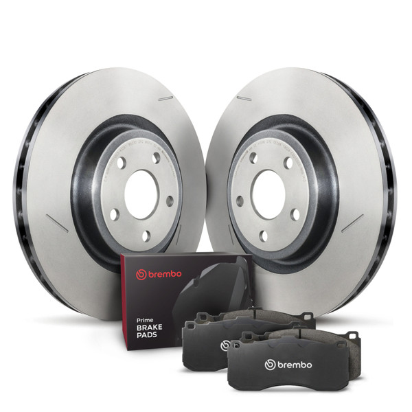 Brembo OE 2010 Chrysler 300/12-14 300/11-20 Dodge Challenger/2010 Charger Rear Disc Brake Kit - KT04346