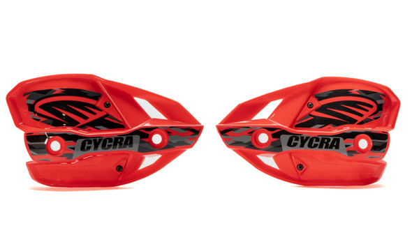 Cycra Probend Special Ed. CRM Ultra Hand Shields w/Covers - Red - 1CYC-1021-32