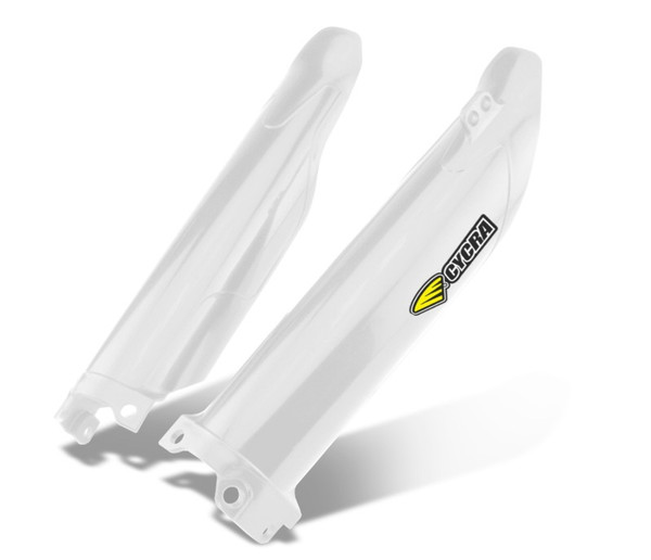 Cycra 21+ Kawasaki KX450X Fork Guards - White - 1CYC-6909-42