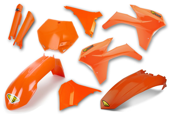 Cycra 11-12 KTM 125-450 SX/XC/SX-F/XC-F Powerflow Body Kit - Orange - 1CYC-9309-22