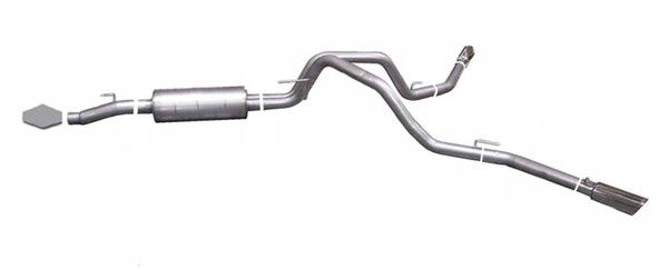 Gibson 11-14 Ford F-150 FX4 3.5L 2.5in Cat-Back Dual Extreme Exhaust - Stainless - 69015