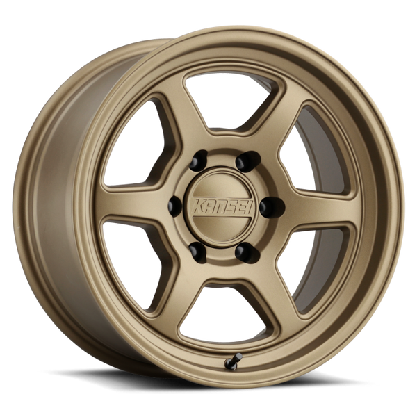 Kansei K14B Roku 17x8.5in / 5x127 BP / -10mm Offset / 78.1mm Bore - Gloss Black Wheel - K14B-78550-10