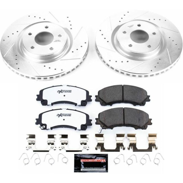 Power Stop 14-19 Nissan Rogue Front Z26 Street Warrior Brake Kit - K7034-26