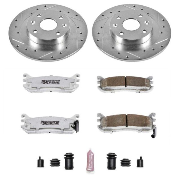 Power Stop 97-03 Ford Escort Rear Z26 Street Warrior Brake Kit - K772-26