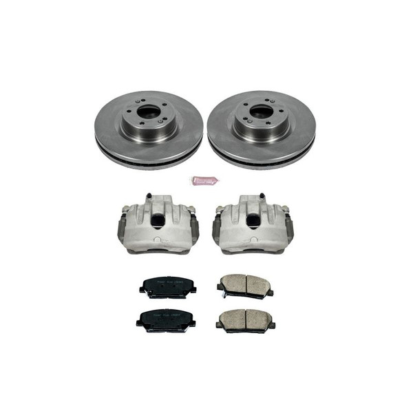 Power Stop 10-16 Hyundai Genesis Coupe Front Autospecialty Brake Kit w/Calipers - KCOE6169