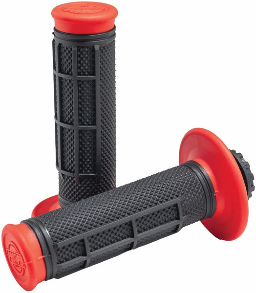ProTaper Pro Series Clamp On 1/2 Waffle Red/Black - 023351