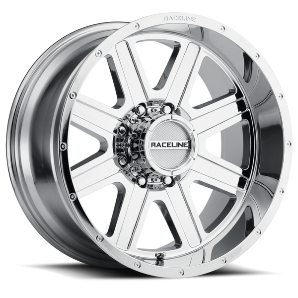 Raceline 940C Hostage 20x9in / 5x127 BP / 0mm Offset / 78.1mm Bore - Chrome Wheel - 940C-29050-00