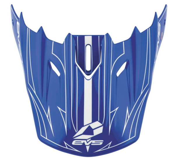 EVS T5 Pinner Visor - Blue/White - H16T5P-VSBUW
