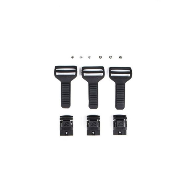 EVS RS9 Buckle Kit (3 Male/3 Female/Hardware) Black - One Size - KBRP-RS9-ST-KT