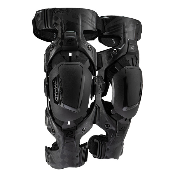 EVS Web Eclipse Knee Brace Black Pair - Medium - WEBECL-BK-MP