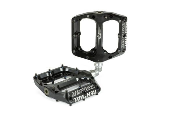Renthal Revo-F Flat Pedal - Black - PD10001-001-01