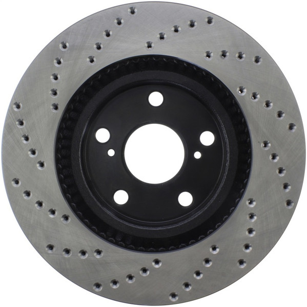 StopTech 07-13 Lexus ES 250/ES 300/ ES330/ES350 SportStop Drilled Left Front Rotor - 128.44146L