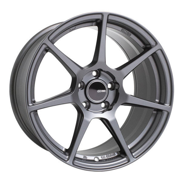 Enkei TFR 17x8 5x114.3 45mm Offset 72.6 Bore Diameter Matte Gunmetal Wheel - 516-780-6545GM