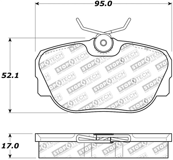 StopTech Street Touring Brake Pads - 308.04930