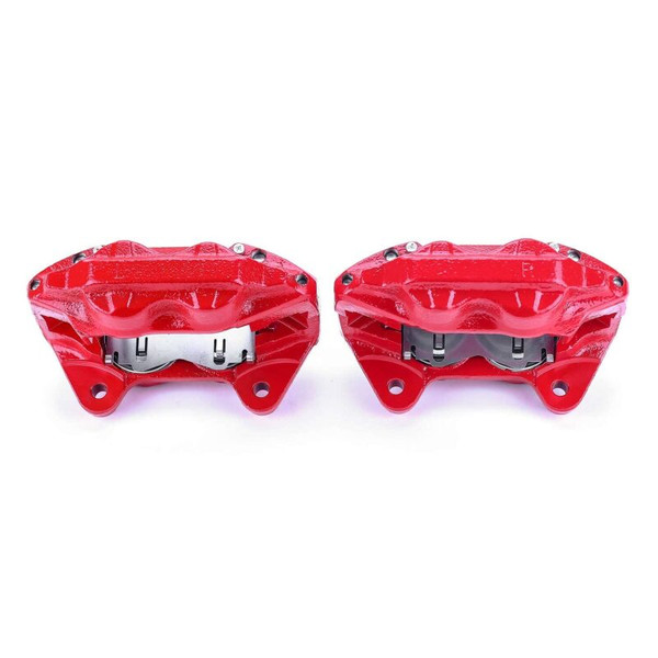 Power Stop 03-07 Lexus LX470 Front Red Calipers w/o Brackets - Pair - S2768