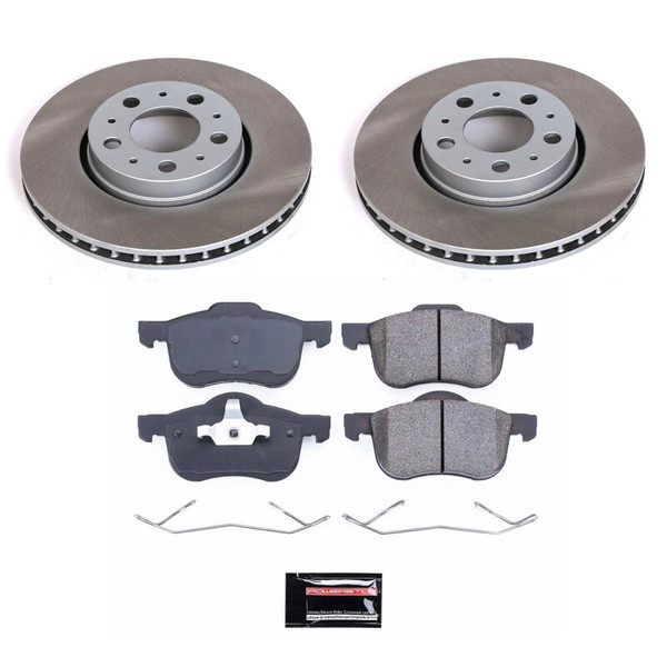 Power Stop 03-07 Volvo XC70 Front Semi-Coated Rotor Kit - SC3004
