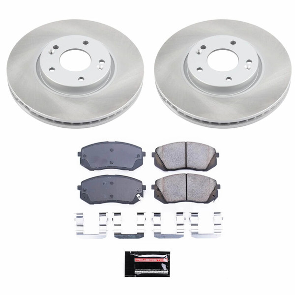 Power Stop 11-16 Kia Sportage Front Semi-Coated Rotor Kit - SC6087
