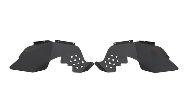 Fishbone Offroad 07-18 Jeep JK Wrangler Front/Rear Inner Fenders -Aluminum - Blk Pwdrcoat (Set Of 4) - FB33007