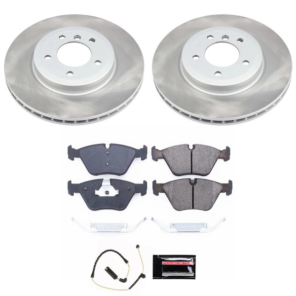 Power Stop 06-08 BMW Z4 Front Semi-Coated Rotor Kit - SC928