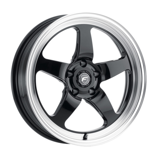 Forgestar D5 Drag 18x9.0 / 5x114.3 BP / ET35 / 6.4in BS Gloss Black Wheel - F09189067P35