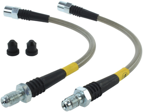 StopTech 92-94 Audi S4/95 Audi S6 Rear Stainless Steel Brake Line Kit - 950.33506