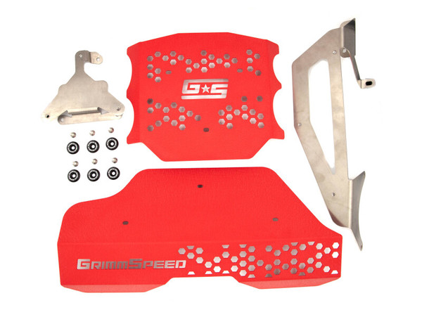 GrimmSpeed 2022+ Subaru BRZ/2022+ Toyota GR86 Engine Cover Kit - Red - GRM.1091.1.RED