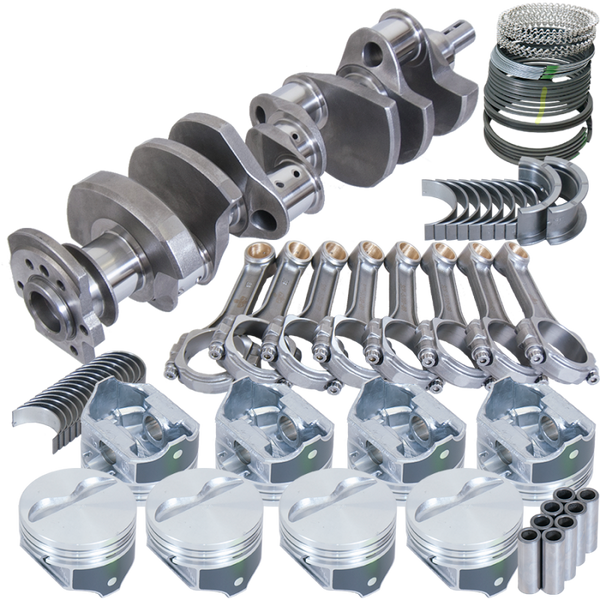 Eagle Chevy 350 2Pc 3.750in Crank 5.700in I-Beam Rod -5cc Flat Top 4.030in Pistons Balanced Assembly - B15455E030