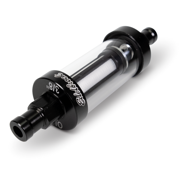 Edelbrock 3/8in i.d. Hose Clear View Fuel Filter - 8748