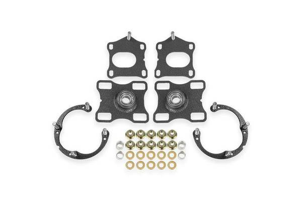 BMR Suspension 11-14 Ford Mustang Caster/Camber Plates - Black Hammertone - WAK752H